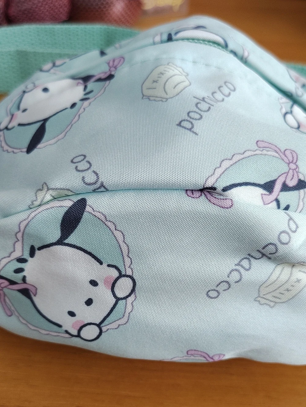 NEW Pochacco Bum Bag Belt Bag Fanny Pack -Mint Green